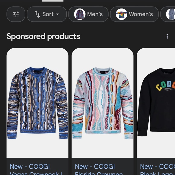 COOGI Multicolor Textured Knit Sweater - Picture 4 of 4
